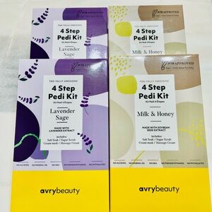 Vibrant Purple and Bright Yellow Foot Care Kits